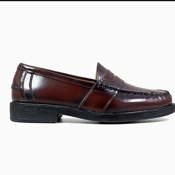Nunn Bush® Lincoln Men's Penny Loafers Burgundy color - Picture 6 of 6